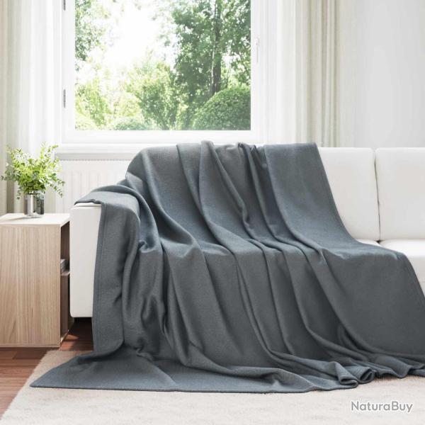 Couvertures � jeter 24 pcs Gris fonc� 270 x 240 cm Toison