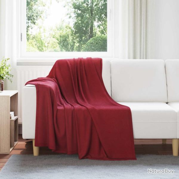Couvertures � jeter 24 pcs Rouge Bordeaux 170 x 130 cm Toison