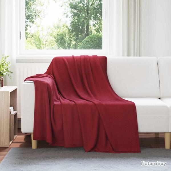 Couvertures � jeter 24 pcs Rouge Bordeaux 200 x 150 cm Toison