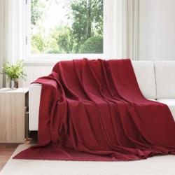 Couvertures &agrave; jeter 24 pcs Rouge Bordeaux 240 x 220 cm Toison