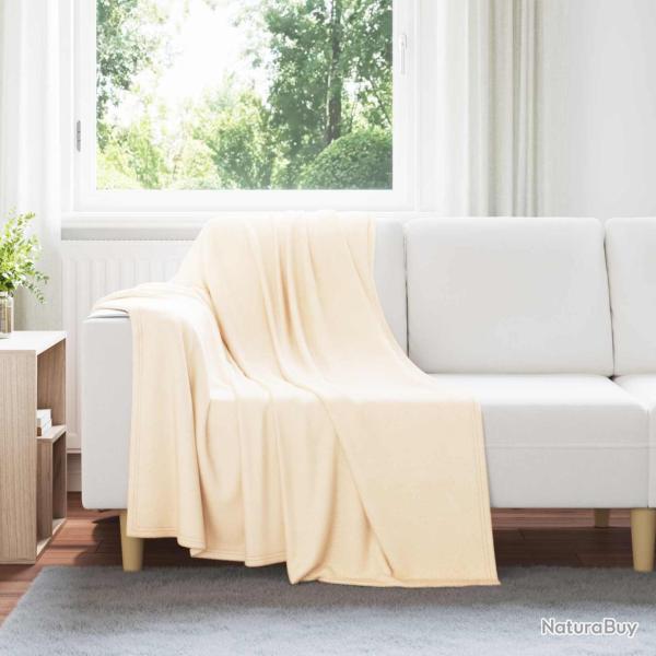 Couvertures � jeter 24 pcs Cr�me 170 x 130 cm Toison