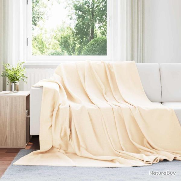 Couvertures � jeter 24 pcs Cr�me 270 x 240 cm Toison