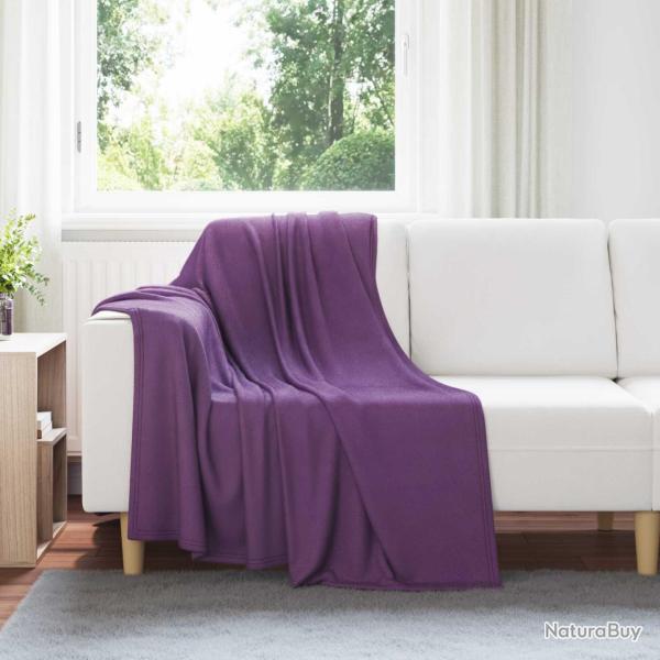 Couvertures � jeter 24 pcs Violet 170 x 130 cm Toison