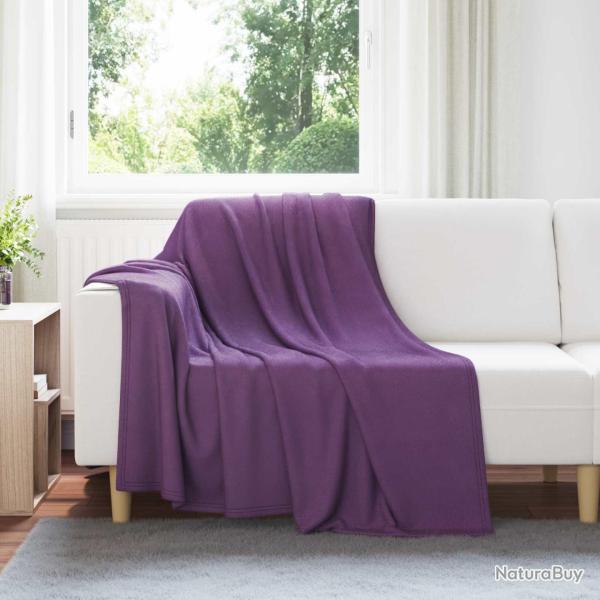 Couvertures � jeter 24 pcs Violet 200 x 150 cm Toison