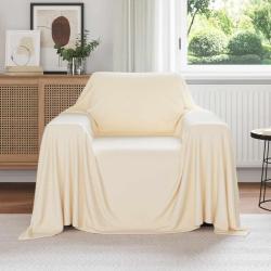 Jet&eacute; Cr&egrave;me 210 x 140 cm Toison