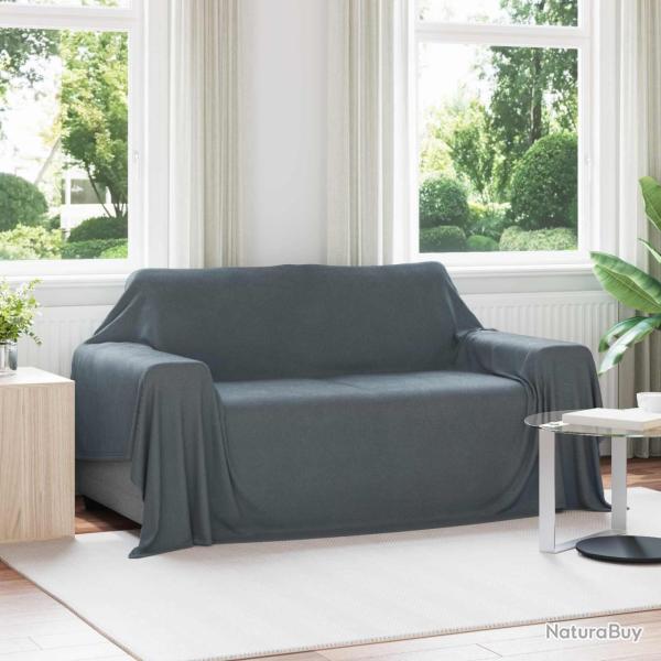 Jet� Gris fonc� 280 x 210 cm Toison