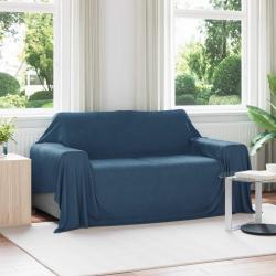 Jet&eacute; Bleu marine 280 x 210 cm Toison