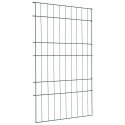 Ensemble de cl&ocirc;ture de 8 pcs Vert 50 x 80 cm Acier