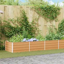 Jardini&egrave;re sur&eacute;lev&eacute;e Marron Clair 480 x 80 x 45 cm