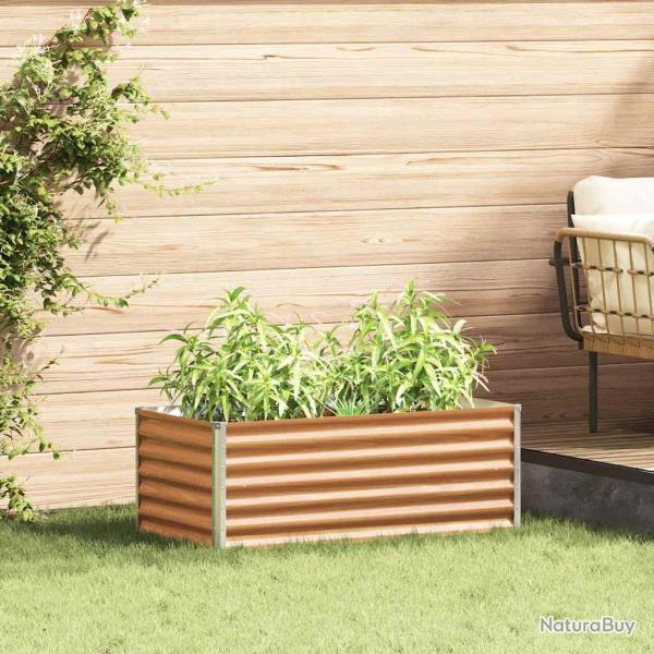 Jardini�re sur�lev�e 98 x 50 x 36 cm Acier galvanis�