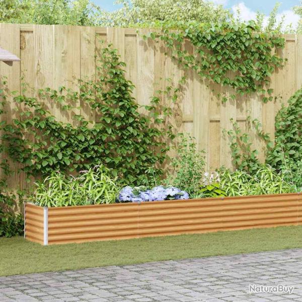 Jardini�re sur�lev�e 485 x 50 x 36 cm Acier galvanis�