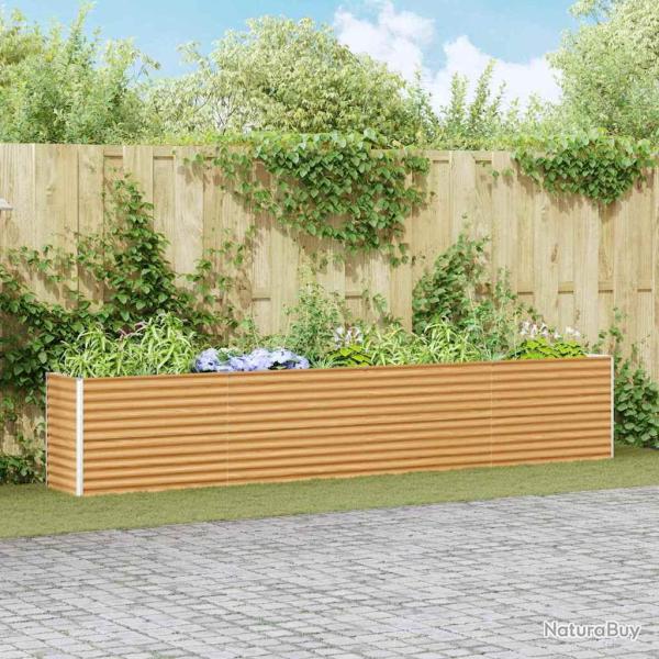 Jardini�re sur�lev�e 390 x 50 x 68 cm Acier galvanis�