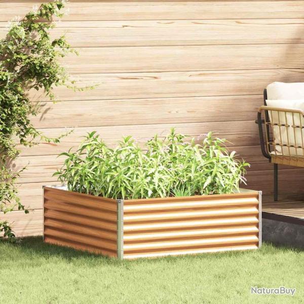 Jardini�re sur�lev�e 98 x 100 x 36 cm Acier galvanis�