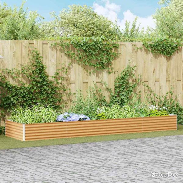 Jardini�re sur�lev�e 390 x 100 x 36 cm Acier galvanis�