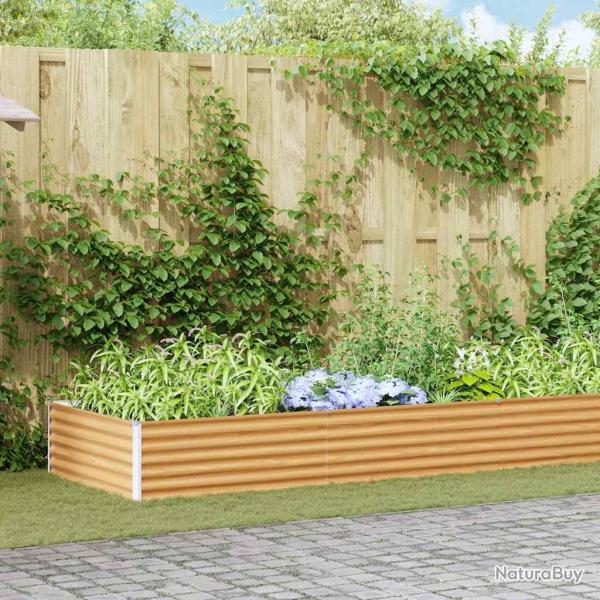 Jardini�re sur�lev�e 485 x 100 x 36 cm Acier galvanis�
