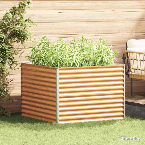 Jardini�re sur�lev�e 98 x 100 x 68 cm Acier galvanis�