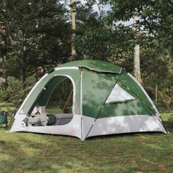 Tente en d&ocirc;me avec housse imperm&eacute;able amovible Vert 8 personnes