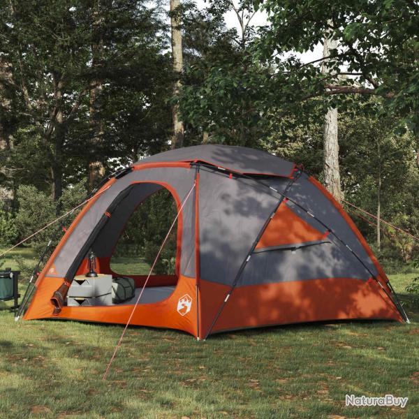 Tente en d�me avec housse imperm�able amovible, 8 personnes