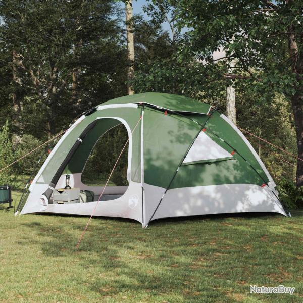 Tente en d�me avec housse imperm�able amovible Vert