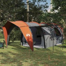 Tente tunnel Gris et orange 562 x 265 x 216 cm