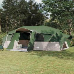 Tente familiale avec auvent imperm&eacute;able Vert 18-Personnes