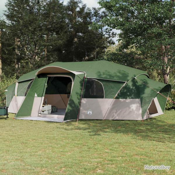 Tente familiale avec auvent imperm�able Vert 18-Personnes