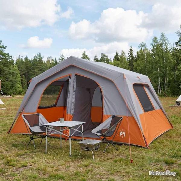 Tente familiale Gris et orange 533 x 312 x 230 cm