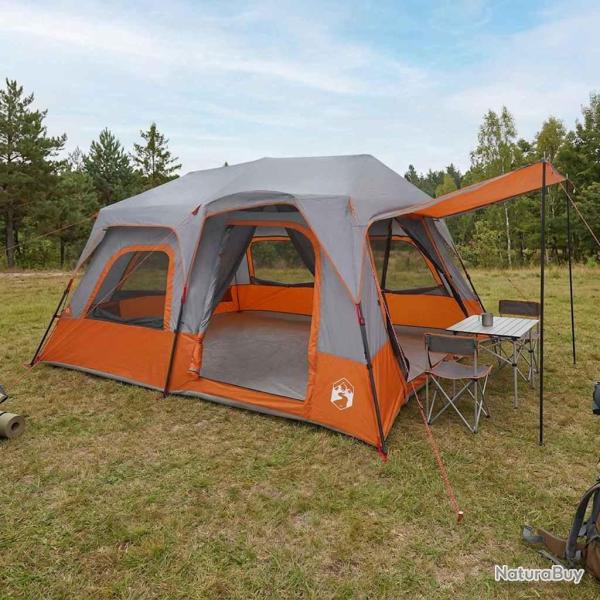 Tente Instantan�e Gris et orange 8 personnes