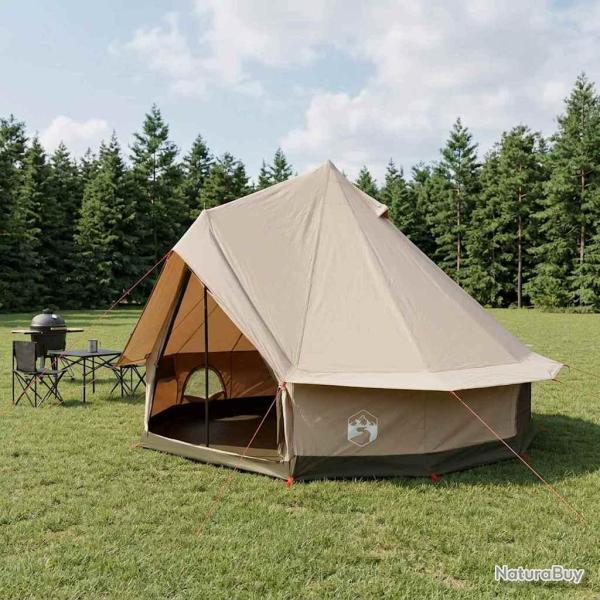 Tente familiale Cr�me 6 personnes Polycoton
