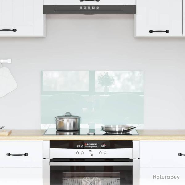 Cr�dence de cuisine Lait 70 x 40 cm verre tremp�