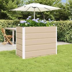 Jardini&egrave;re Ivoire 100 x 50 x 75 cm Acier galvanis&eacute;
