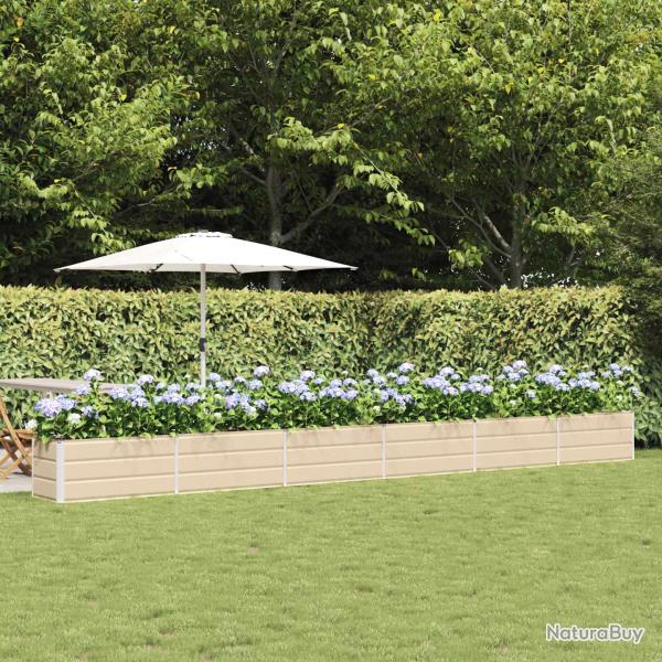 Jardini�re Ivoire 580 x 50 x 45 cm Acier galvanis�