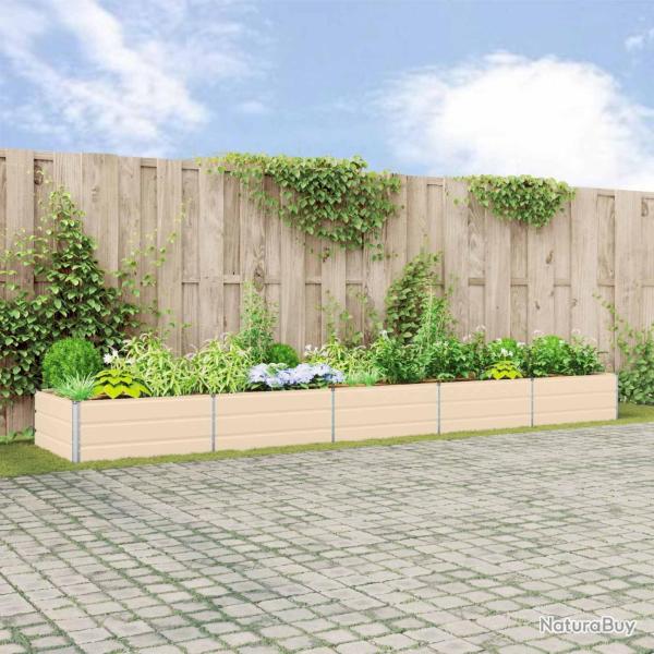 Jardini�re Ivoire 480 x 100 x 45 cm Acier galvanis�