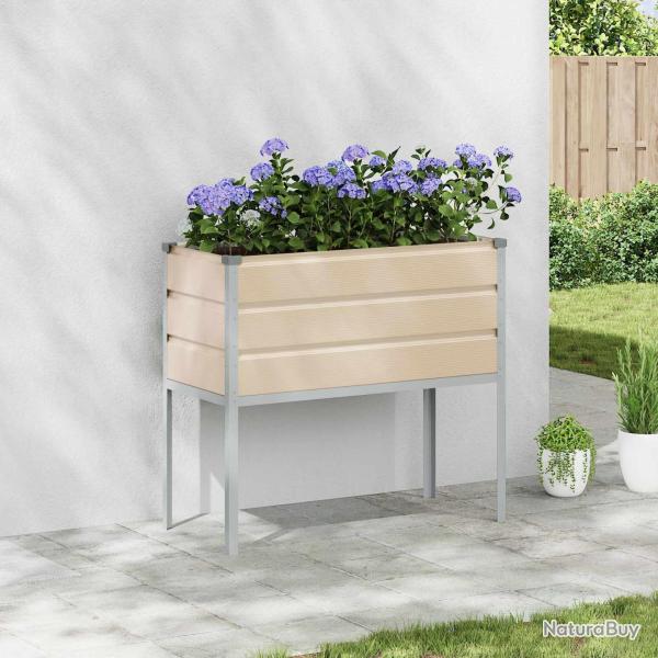 Jardini�re Ivoire 100 x 45 x 90 cm Acier galvanis�