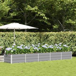 Jardini&egrave;re Gris clair 400 x 80 x 45 cm Acier