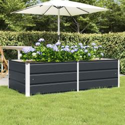 Jardini&egrave;re Anthracite 160 x 80 x 45 cm Acier