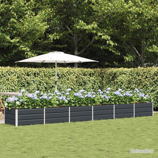 Jardini�re Anthracite 480 x 80 x 45 cm Acier