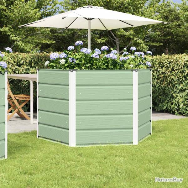 Jardini�re Vert Pastel 129 x 129 x 75 cm Acier