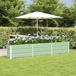 Jardini&egrave;re Vert 240 x 40 x 45 cm Acier