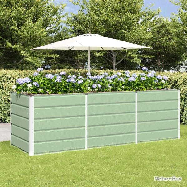 Jardini�re Vert 240 x 80 x 75 cm Acier