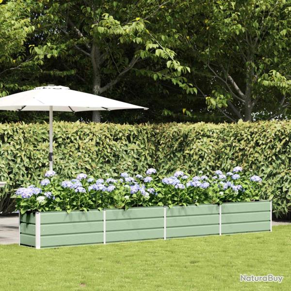 Jardini�re Vert pastel 385 x 50 x 45 cm Acier galvanis�
