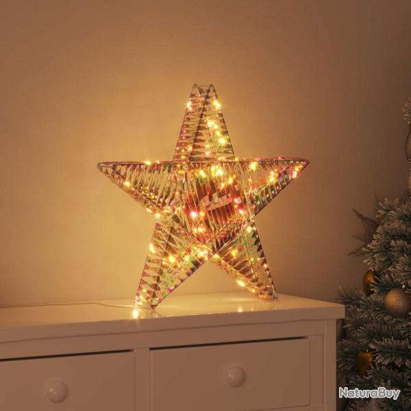 �toile en 3D avec 50 LED Blanc chaud 55 x 52.5 x 9 cm PET