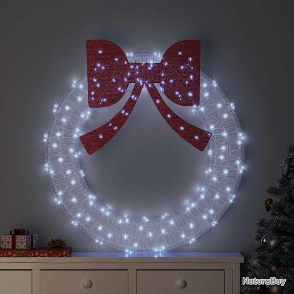Couronne avec 150 LED Blanc froid 120 cm Acrylique