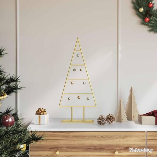 Arbre de No�l en m�tal Dor� 60 cm Acier peint par poudre