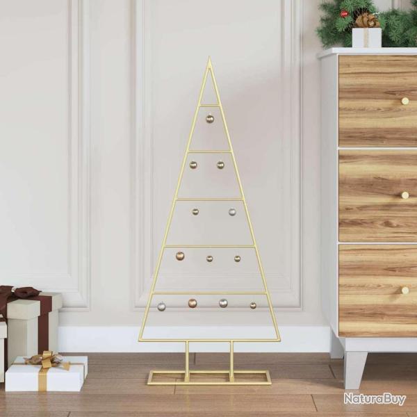Arbre de No�l en m�tal Dor� 90 cm Acier peint par poudre