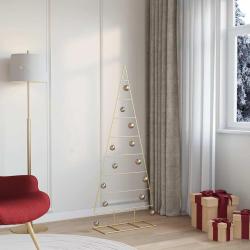 Arbre de No&euml;l en m&eacute;tal Dor&eacute; 150 cm Acier peint par poudre