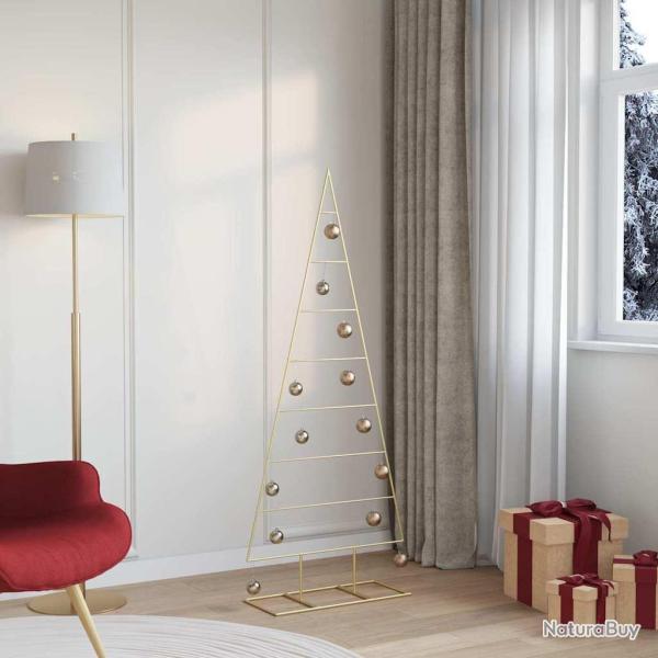 Arbre de No�l en m�tal Dor� 150 cm Acier peint par poudre