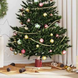 Pied de Sapin de No&euml;l 1.73 Rouge 50 x 50 x 16 cm Pin massif