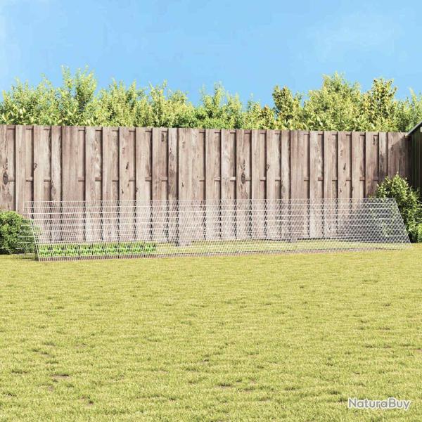 Cage pour lapins Argent 650 x 100 x 85 cm Acier galvanis�
