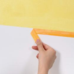 Rubans de masquage pour peintre 6 pcs Jaune 30mm x 50m Papier